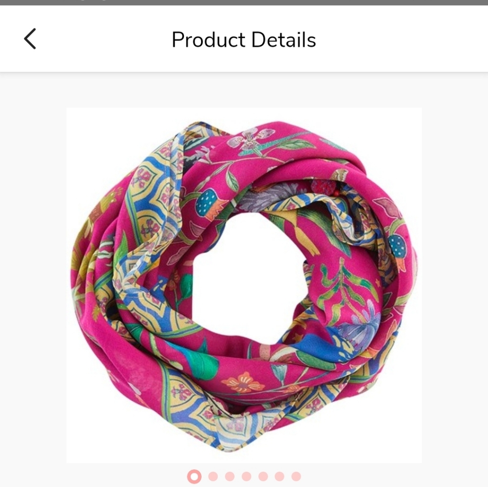 💖💖 Vismaya Collection Scarf in Hot Pink Collage Of Pinks With Tassels